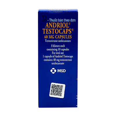 [T01817] Andriol Testocaps 40mg MSD (H/30v)