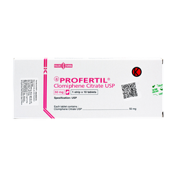 [T01835] Profertil Clomiphene 50mg Kalbe (H/10v) date 2/2025