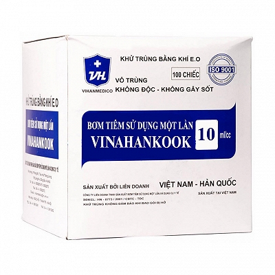 [T01844] Bơm Tiêm 10ml/cc Vinahankook (H/100 cái)