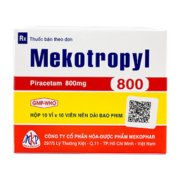 [T01847] Mekotropyl Piracetam 800mg Mekophar (H/100v)