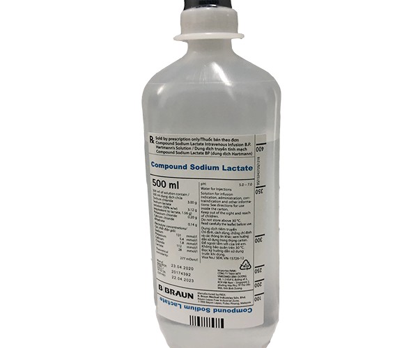 [T01933]  Compound Sodium Lactate Dịch Truyền Braun (Chai/500ml) Ringer Lactate