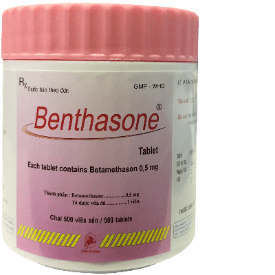 [T01995] Benthasone Betamethasone 0.5mg Đồng Nai (Lọ/500v)