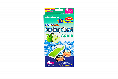 [T02018] Cooling Sheet Apple Dán Hạ Sốt Tân Á (H/6miếng)