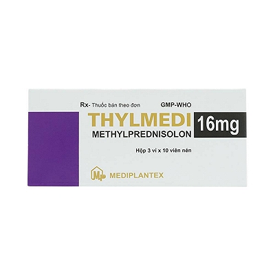 [T02040] Thylmedi Methylprednisolon 16mg Mediplantex (H/30v)