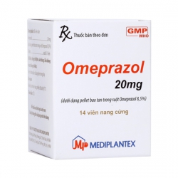 [T02074] Omeprazol 20mg Mediplantex (Lọ/14v) Date 11/2027