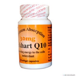 [T02078] Eckhart Q10 coenzym Q10 30mg Hỗ Trợ Tim Mạch Mỹ (Lọ/30v) Date 02/2025