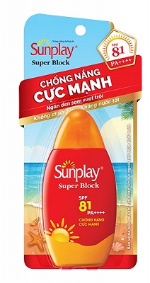 [T02080] Sunplay Super Block SPF 81+ kem Chống Nắng (Tuýp/30gr)