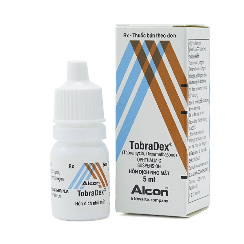 [T02088] Tobradex nhỏ mắt  Alcon Novartis (Lọ/5ml) Date 04/2026
