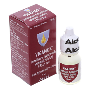 [T02090] Vigamox Nhỏ Mắt Mỹ (Lọ/5ml)  Date 09/2027