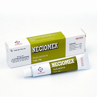 [T02098] Neciomex Thuốc Mỡ Bôi Da Medipharco (Cọc/10tuýp/10g)