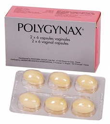[T02134] Polygynax viên đặt Pháp (H/12v)  Date 09/2027