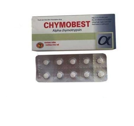 [T02137] Chymobest Alphachymotrypsin 4200 Hà tây (H/20v)