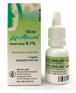 [T02150] XyloBalan 0.1% nhỏ mũi  Ba Lan (Lọ/10ml) Date 10/2024