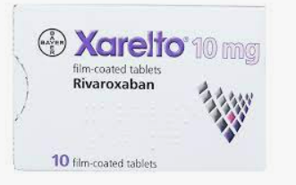 [T02195] Xarelto rivaroxaban 10mg Bayer (H/10v) Date 09/2026