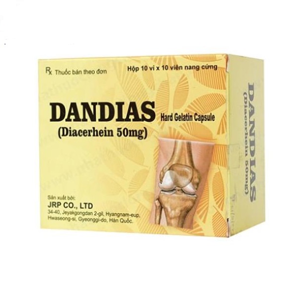 [T02256] Dandias Diacerhein 50mg Hàn quốc (H/100v)