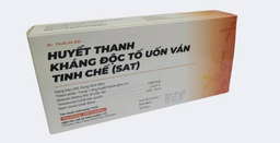 [T02273] Huyết Thanh Kháng Độc Tố Uốn Ván tinh chế  ( SAT ) Viện Vắc Xin Và SP Y Tế (H/20o)