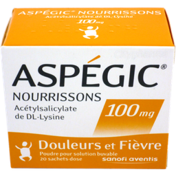 [T02277] Aspegic acetylsalicylate 100mg Sanofi (H/20gói) date 10/2025