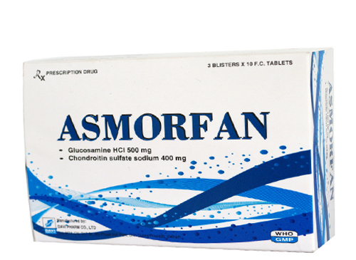 [T02325] Asmorfan Glucosamin HCL 500mg Davipharm (H/30v)