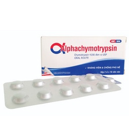 [T02389] Alphachymotrypsin 4200IU Phong Phú (H/50v) Date 10/2027