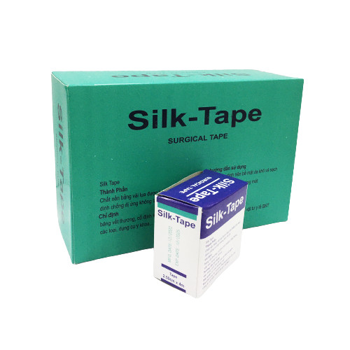 [T02416] Băng Dính Lụa Silk Tape 2.5cm x 4cm   (H/12cuộn)