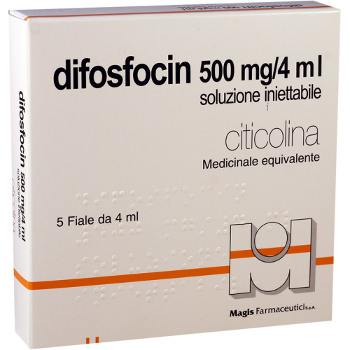 [T02417] Difosfocin Citicolin 500mg/4ml Ý (H/5o/4ml) 