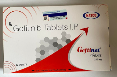 [T02430] Gefitinib Geftinat 250mg Ấn Độ (H/30v)