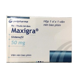 [T02460] Maxigra Sildenafil 50mg Ba Lan (H/1v) Date 01/2025