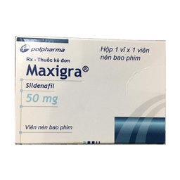 [T02460] Maxigra Sildenafil 50mg Ba Lan (H/1v)