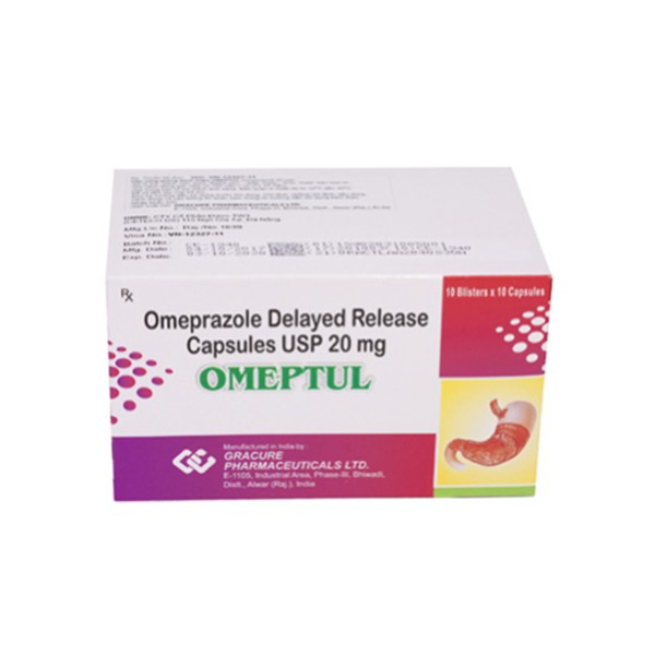 [T02469]  Omeptul Omeprazole 20mg Ấn Độ (H/100v)