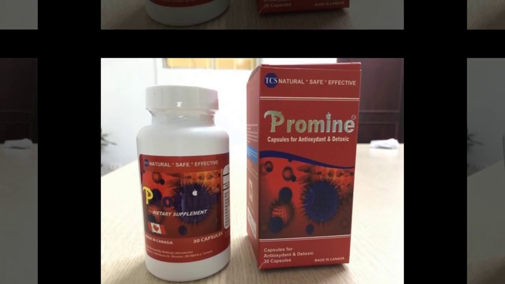 [T02472] Promine Bảo vệ tế bào trong điều trị iot 131 Canada (Lọ/30v)
