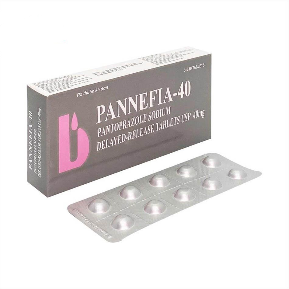 [T02518]  Pannefia Pantoprazole 40mg Brawn Ấn Độ (H/30v)