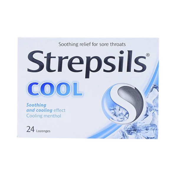 [T02551] Strepsils Cool  bạc hà (H/24v)