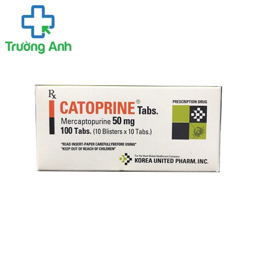 [T02557] Catoprine mercaptopurin 50mg Koer Hàn Quốc (H/100v)