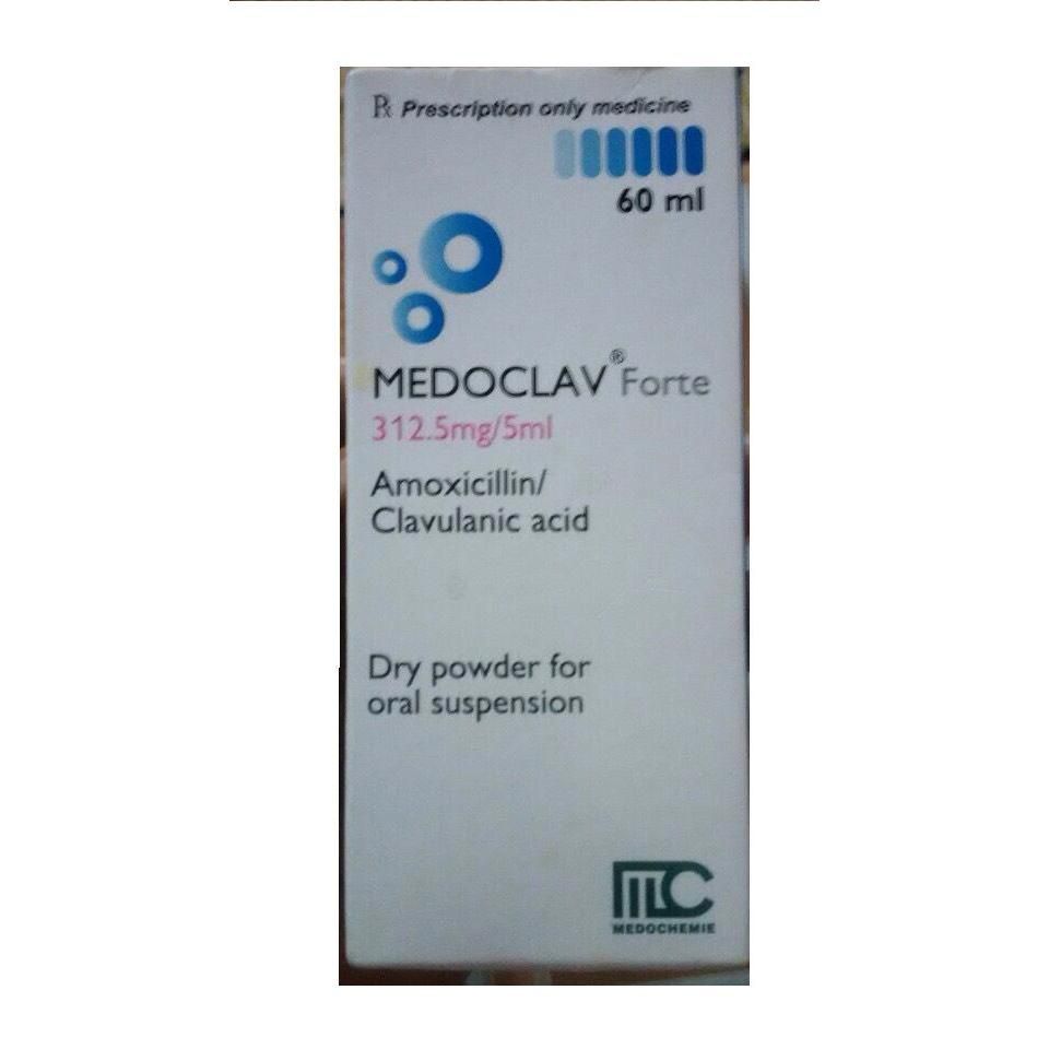 [T02596] Medoclav Forte 312.5mg/5ml Síp (Lọ/60ml) date 04/2025