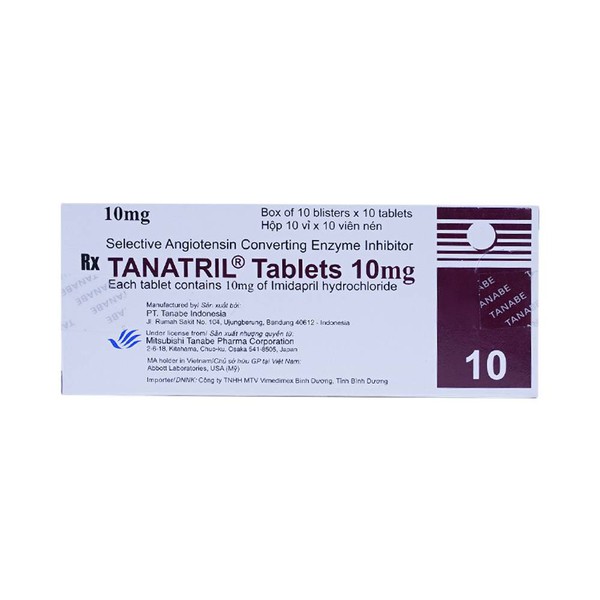 [T02608] Tanatril  Imidapril 10mg Indonesia (H/100v)