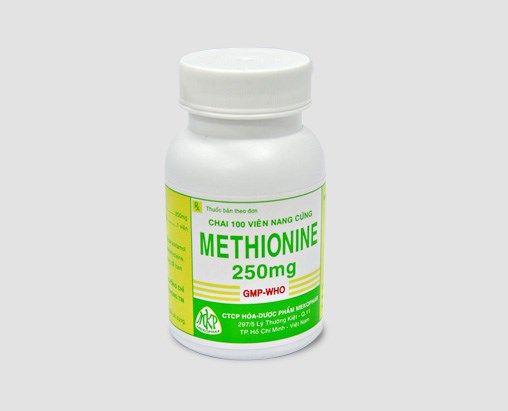 [T02638] Methionine 250mg Mekophar (Lọ/100v)
