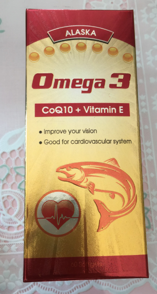 [T02641] Alaska Omega 3 (CoQ10+Vitamin E) (hộp màu vàng) Trường Thọ (Lọ/60v)