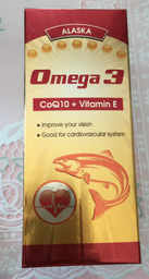 [T02641] Alaska Omega 3 (CoQ10+Vitamin E) (hộp màu vàng) Trường Thọ (Lọ/60v)