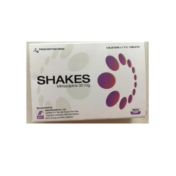 [T02681] Shakes Mirtazapin 30mg Davi Pharm (H/28v) Date 11/2027
