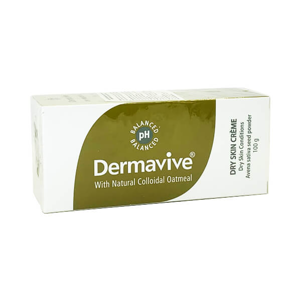 [T02702] Dermavive Dry Skin Creme Kem Dưỡng Ẩm UAS (Tuýp/100g) date 06/2024