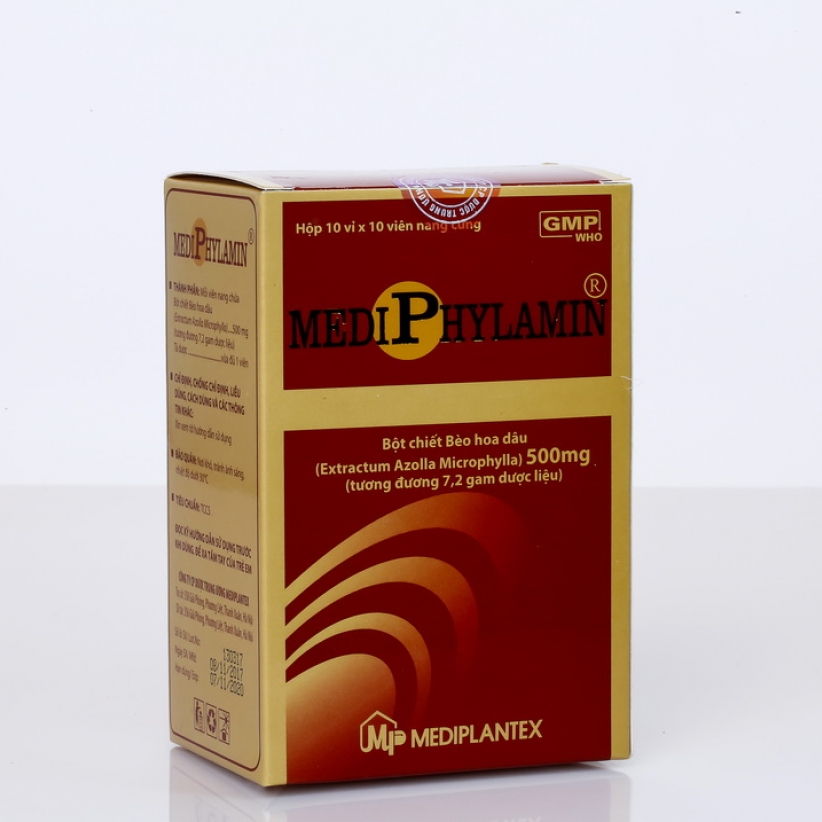 [T02730] Mediphylamin 500mg Mediplantex (H/100v) date 03/2025