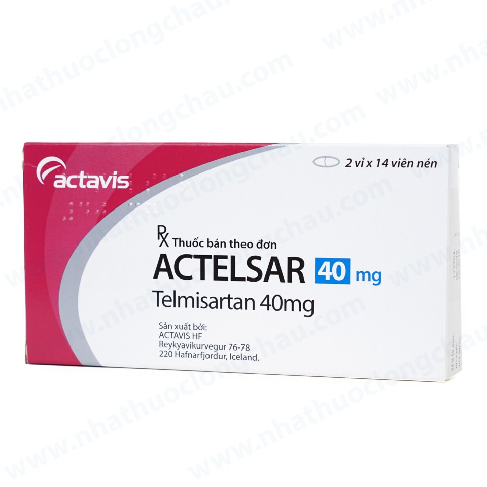 [T02785] Actelsar Telmisartan 40mg Malta (H/28v)