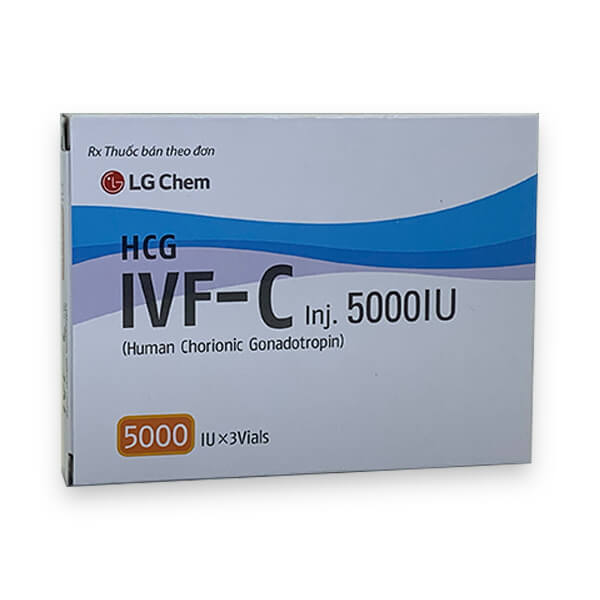 [T02789] IVF-C 5000IU Human Chorionic Gonadotropin-5000IU LG Chem (H/3lọ+3o) Date 09/2027