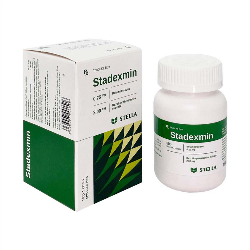 [T02801] Stadexmin 0.25mg Stella (Lọ/500v) Date 08/2027