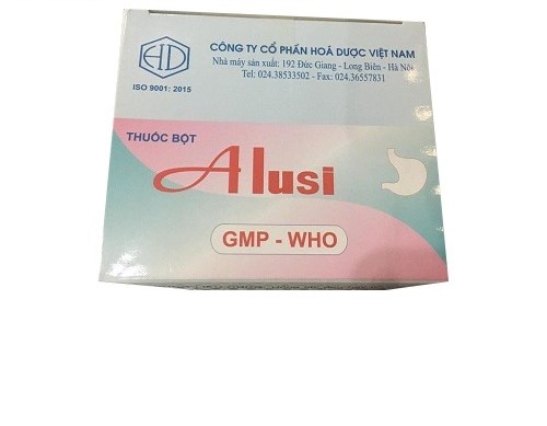 [T02809] Alusi hỗ trợ tiêu hóa Hóa Dược (H/25gói/5g)