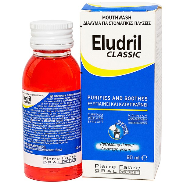 [T02811] Eludril Classic Nước Súc Miệng (Lọ/90ml)