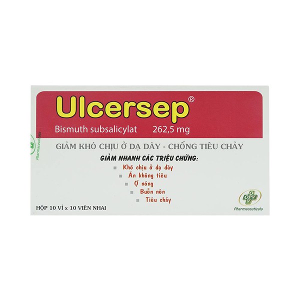 [T02869] Ulcersep Bismuth subsalicylat 262.5mg OPV (H/100v)