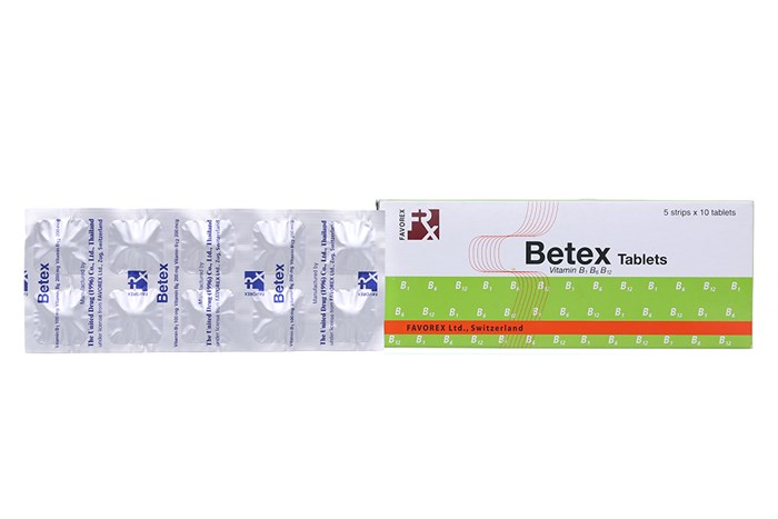[T02879] Betex Tablets 3B Thái Lan (H/50v)