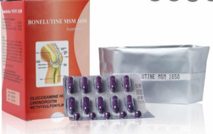 [T02880] Bonelutine MSM 1650 Glucosamine Glucosamine HCL Mỹ (H/60v)