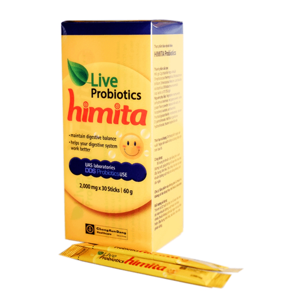 [T02942] Live Probiotics Himita Men Vi Sinh Hàn Quốc (H/30gói/2g) Date 06/2025